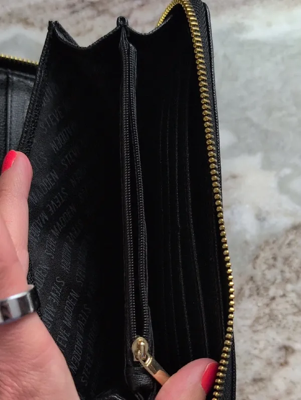 Steve Madden Black Wristlet Wallet - Image 6