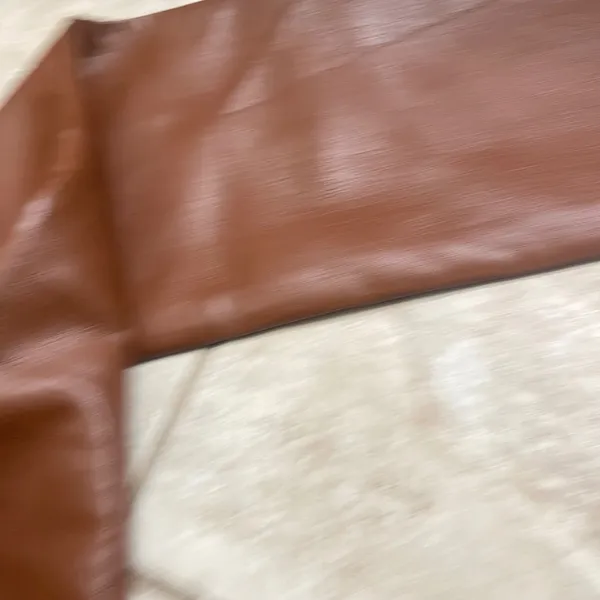 Wilfred Free Vegan Leather Pants High Waisted Brown‎ Straight Leg Trousers Sz 0 - Image 9