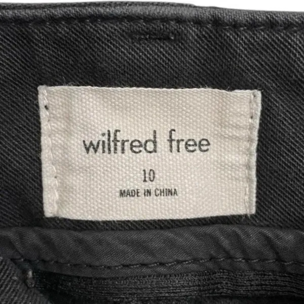 Aritzia Wilfred Free High Rise Utility Pants in Black – Size 10 - Image 7