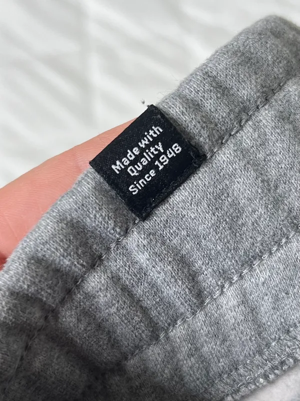Puma Mens Gray Jogger Sweatpants Size L Y2K Minimal Streetwear Lounge - Image 7