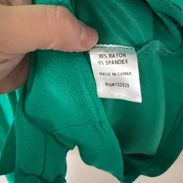 superdown Green Karen Wrap Romper Women’s Size Small Revolve Beach - Image 9