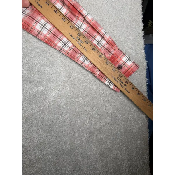 Ariat Rebar Made Tough DuraStretch Womens Work Shirt Red Plaid Long Sleeve M - Image 11
