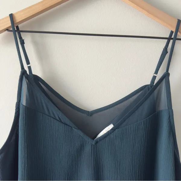Anthropologie Sophie Rue Adjustable spaghetti strap Sleeveless cami Top mesh NWT - Image 6