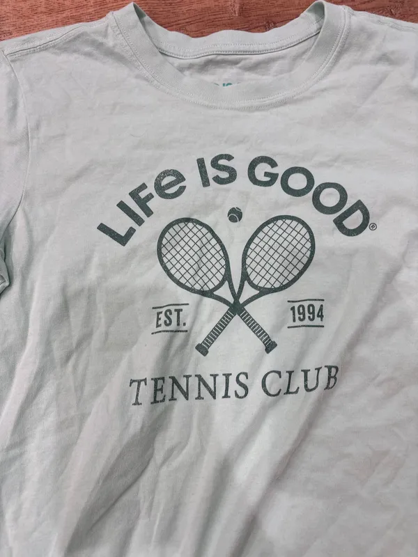 Life is good lime green graphic tee - Image 3