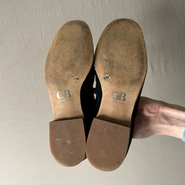 GIANNI BINI The Kare-Free Suede Penny Loafers - Image 6