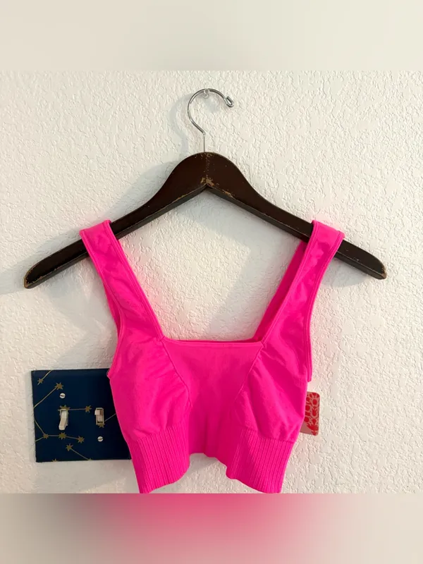 NWT Free People Movement Sports Bra Good Karma Square Neck Size XS/S - Image 2