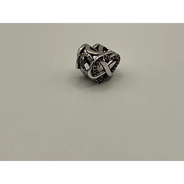 Pandora Infinity Love Knot Charm Pink CZ Sterling Silver S925 ALE - Image 4
