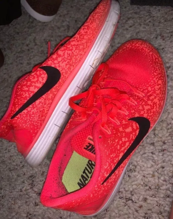 orange/red  shoes - Image 2