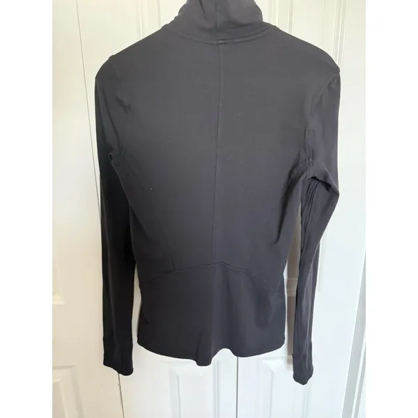 Lululemon Ready to Rulu Turtleneck Pullover Long Sleeve Shirt Top Black Size 6* - Image 6