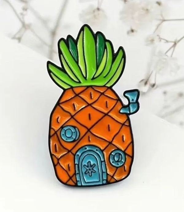 SpongeBob SquarePants pineapple pin￼ Orange - Image 4