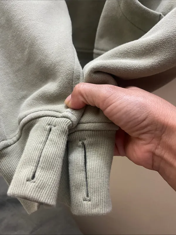 Lululemon Scuba Oversized 1/2 Zip Hoodie Rosemary Green - Image 8