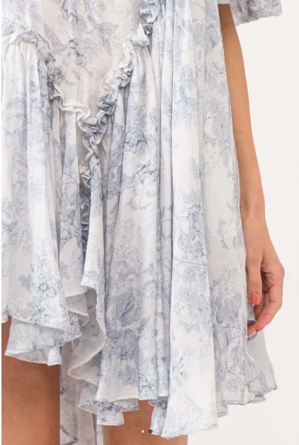 Coco McCall asymmetrical dress Blue Size M - Image 2