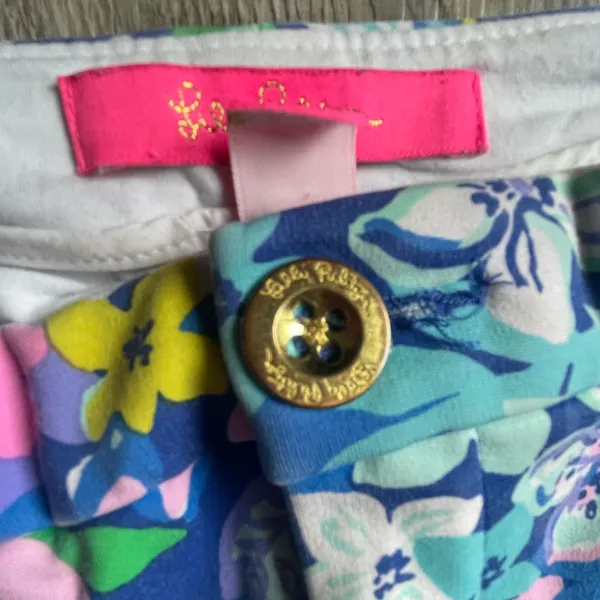 Lilly Pulitzer Vibrant Blue Floral Mini Skirt - Image 9