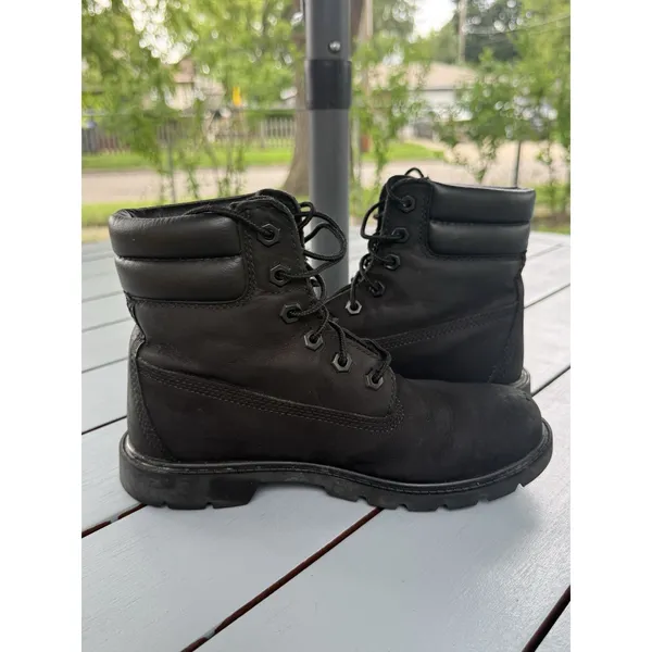 Timberland Women's Linden Woods 6 Inch Waterproof Boots Black A156S Size 6 - Image 5