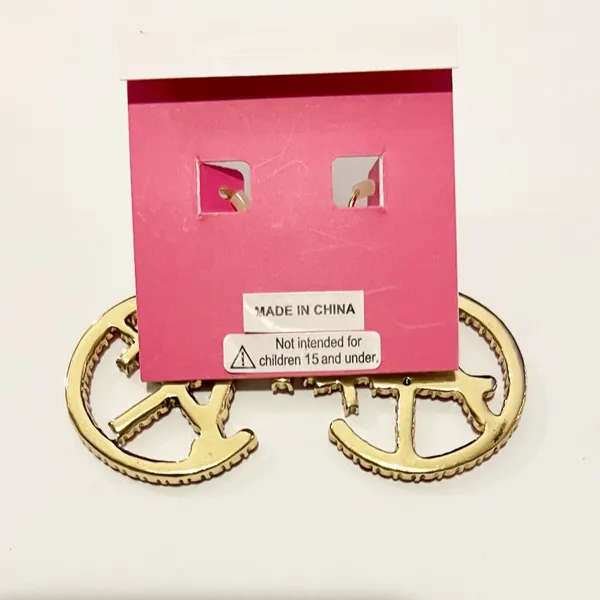 ♥️✨BETSEY JOHNSON A Plus Red Rhinestone Crystal Drop Earrings School Teacher - Image 4