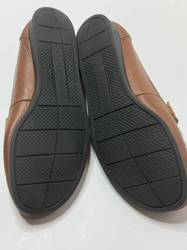 Naturalizer Brown Leather Loafers Size 7.5N - Image 8