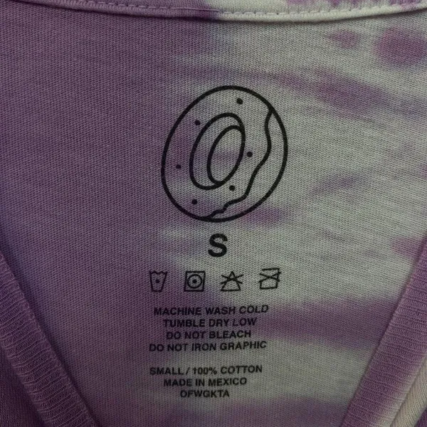Odd Future Split Dye Tie Dye Hip Hop Tshirt size Small - Image 4