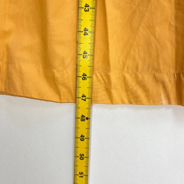 NWOT Farm Rio Gathered Drop Waist Maxi Dress Size L Orange Cotton - Image 13
