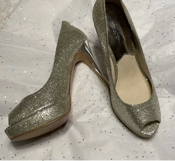 Michael Kors Peep Toe Platform Heels - Image 2