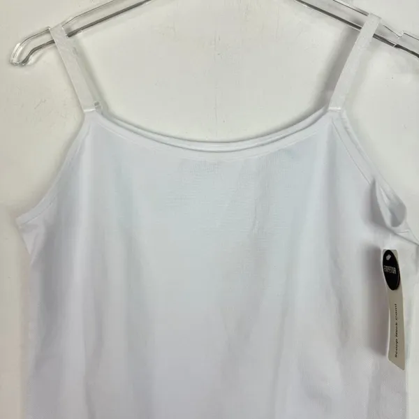 NWT Shapermint Empetua Scoop Neck Cami Top White Size Large L NEW - Image 3