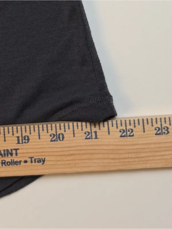 Nascar Black Fan Tee with Subtle Hem Detail Blue Size M - Image 3