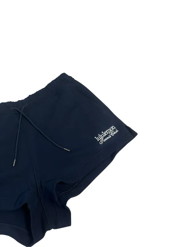 Lululemon Cotton French Terry Tennis Club Shorts 3” Navy Blue Size XL - Image 2