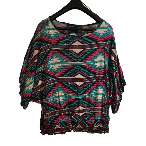 INC Sequin Detail Blouse - Image 2