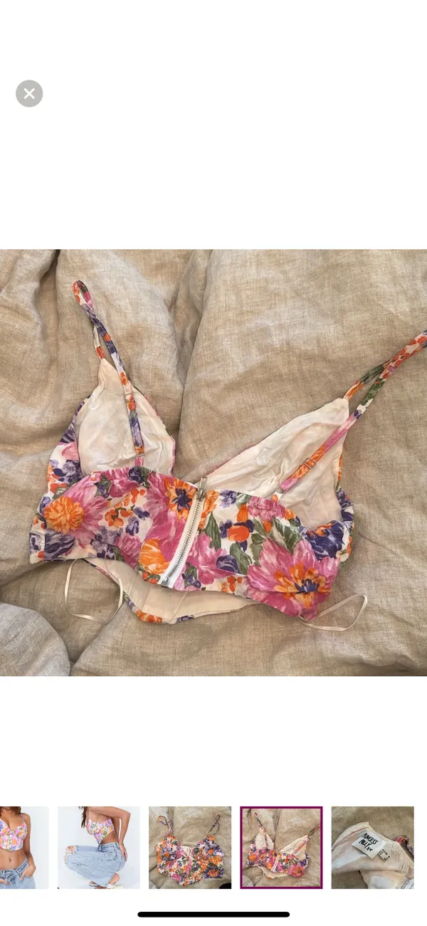 Princess Polly tasheika floral crop top - Image 4