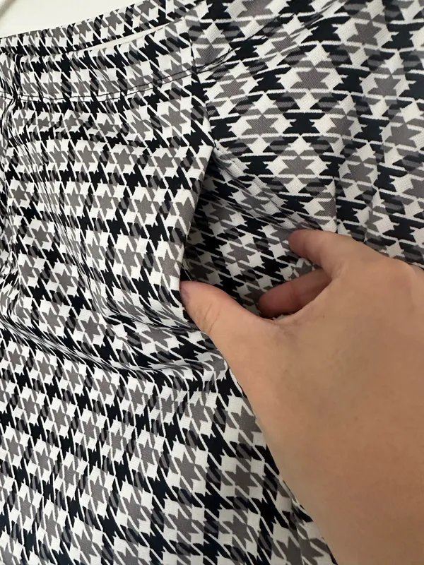 Houndstooth Skirt Multiple Size M - Image 3