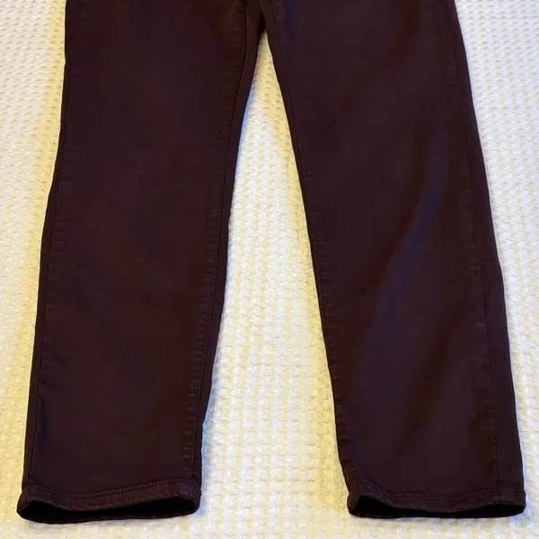 Buffalo David Bitton VALE Women's Size 6 Dark Burgundy Oxblood Skinny Jeans - Image 6