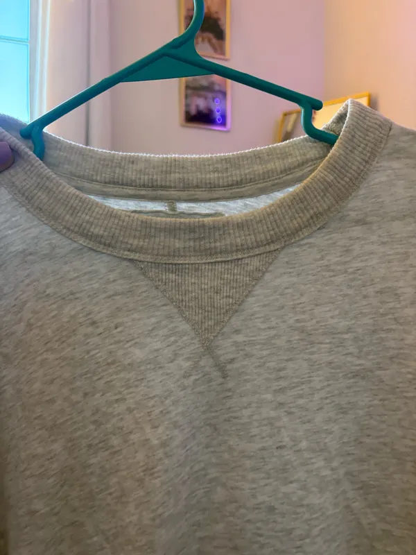 Aerie Long Sleeve Henley Top Grey - Image 3
