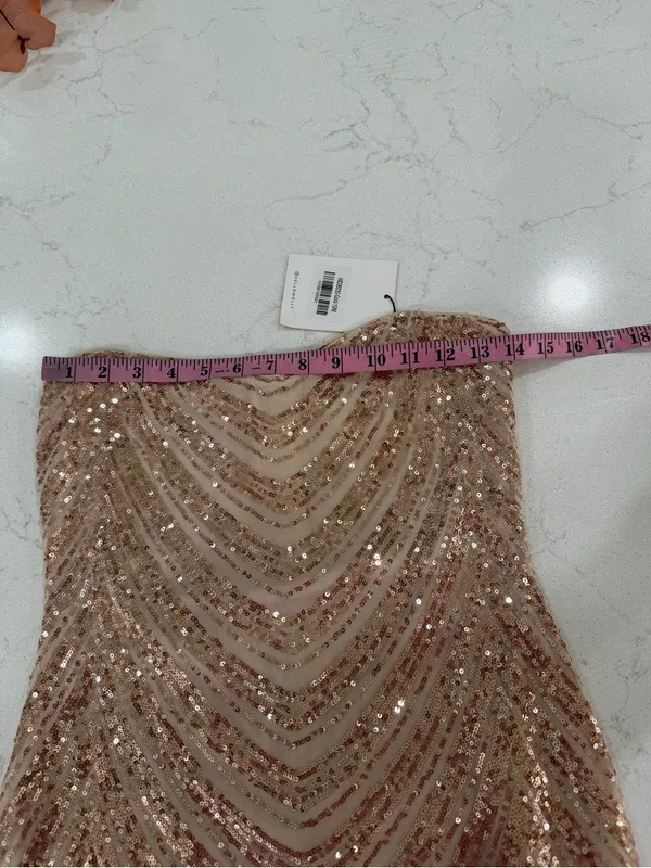 Hello Molly Rose Sequin Strapless Mini Dress - Image 6