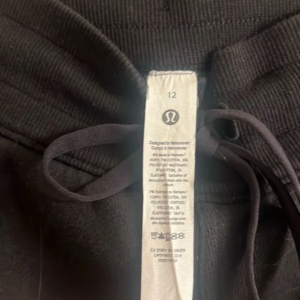 ✨Lululemon Scuba Mid-Rise Wide-Leg Full Length Black Sz 12 Pants✨ - Image 9
