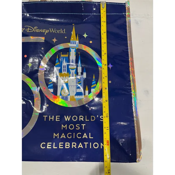 Walt‎ Disney World 50th Anniversary Celebration Castle Tote Bag New - Image 3