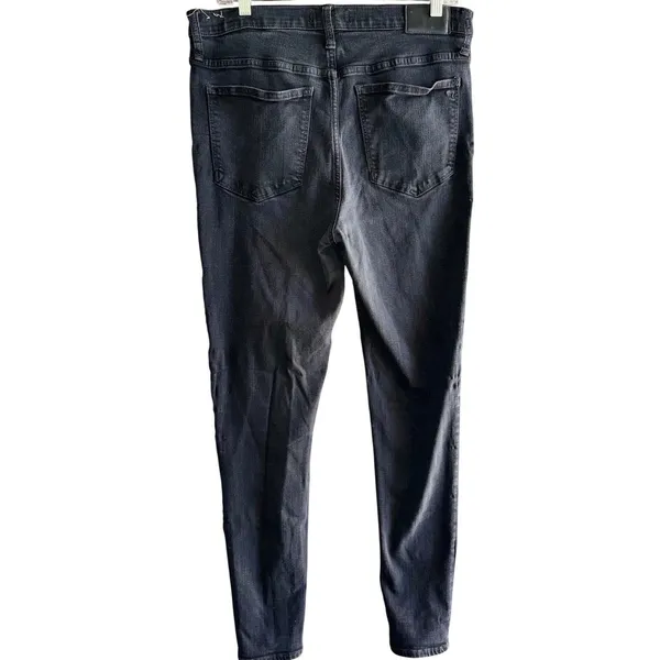 73 | Madewell Roadtripper High‎ Rise Skinny Jeans Black Womens 31T - Image 3