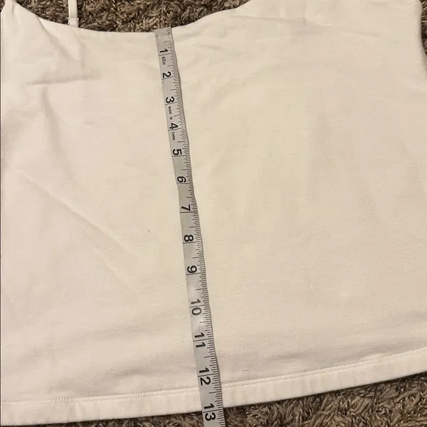 Abercrombie & Fitch Tank Cropped Cami White XL - Image 4