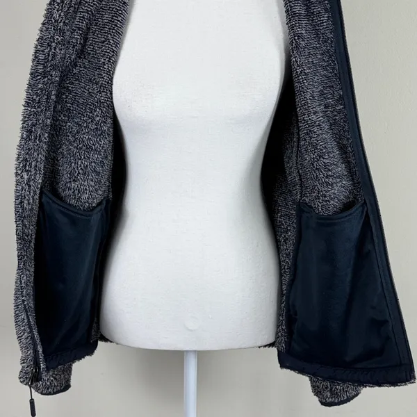 The‎ North Face Women's Osito 2 Full Zip Fleece Jacket in Navy Heather Size Med - Image 5