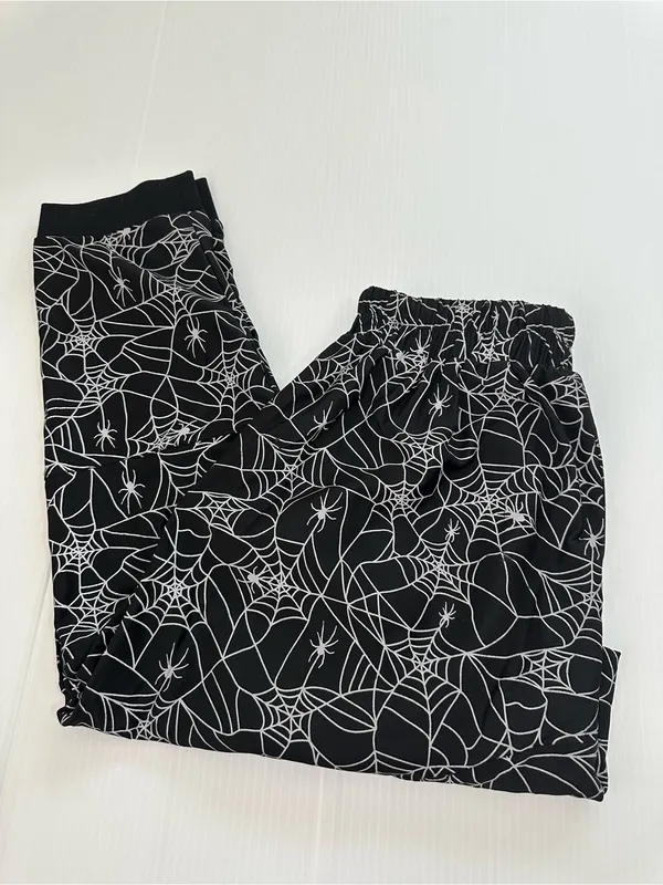 Dolls Kill Spider‎ Byte Reflective Drop Crotch Joggers, S - Image 13