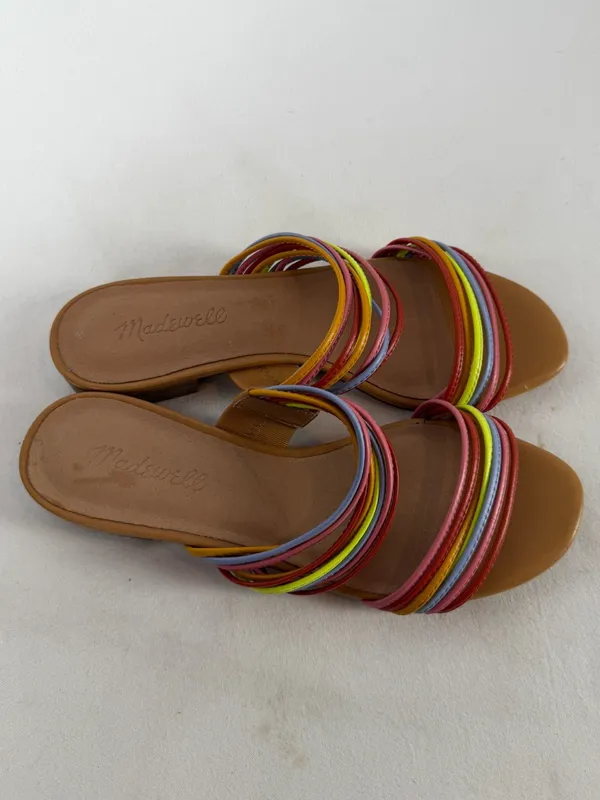 Madewell The Meg Leather‎ Slide Strappy Sandal in Multi Size 6.5 - Image 3