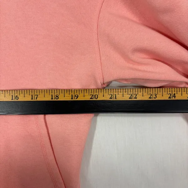 Champion Quarter Zip Sweatshirt Peach Logo Pullover Athleisure Loungewear Size S - Image 7