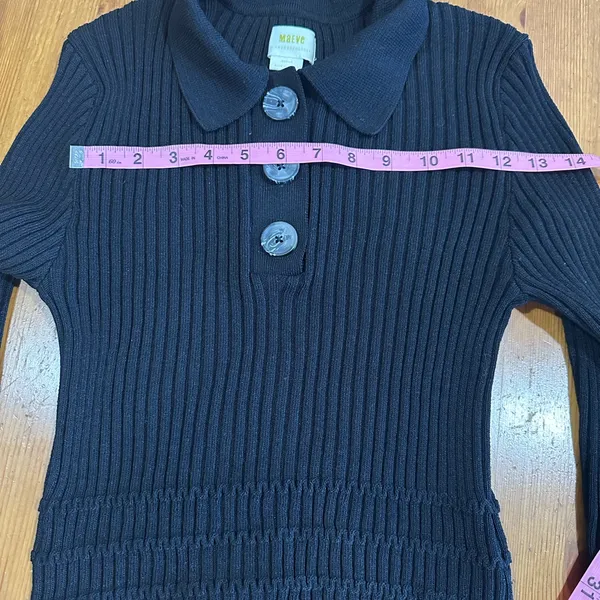 Maeve by Anthropologie Black Knit Top - Image 12
