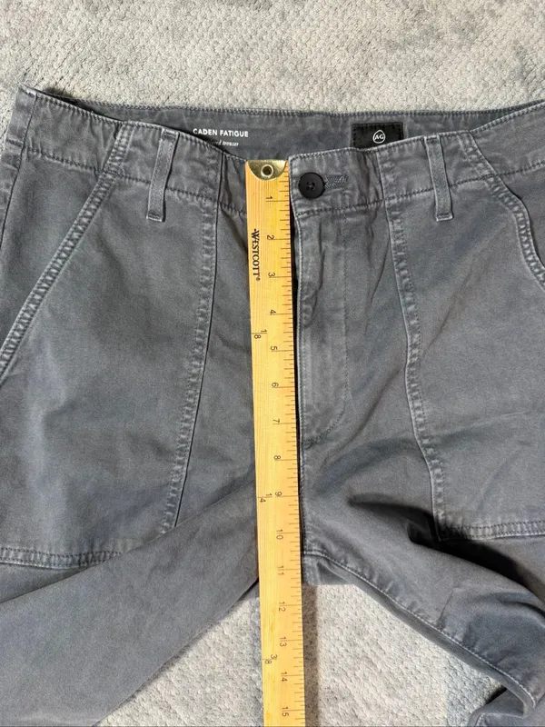 Adriano Goldschmied Caden Fatigue Pants 29R Gray Utility Straight Leg Gorpcore - Image 4