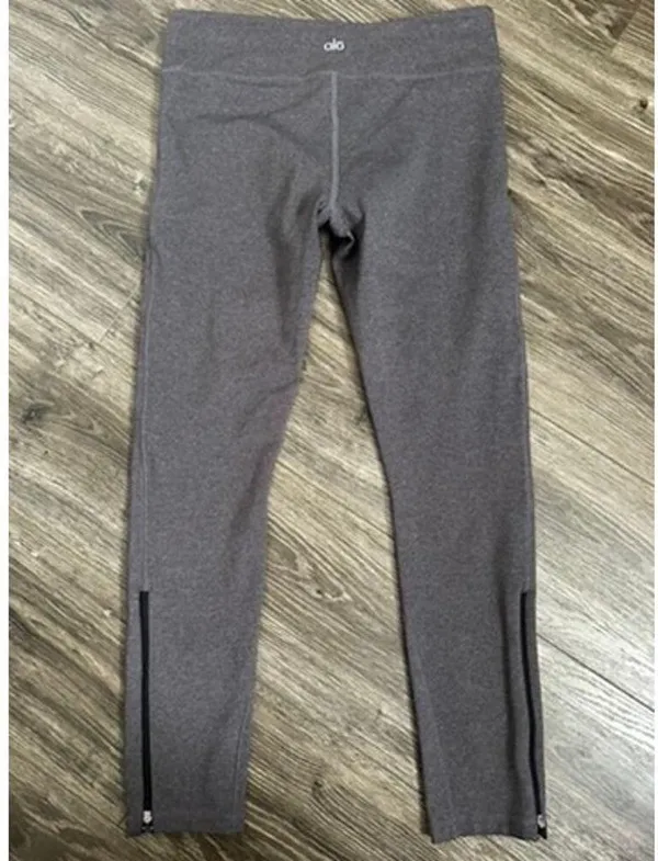 Alo Yoga Black Leggings Side Zipper Size Small - Image 6