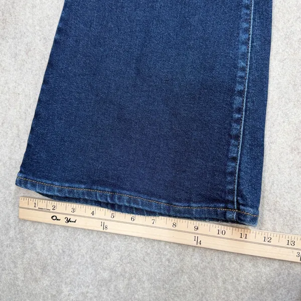 Lee Jeans Women 25 High Rise Flare Blue Boho Retro Western Indie Coastal Cowgirl - Image 10