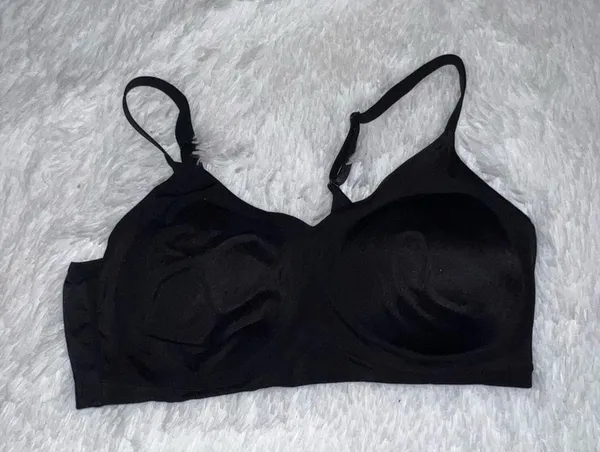 Spanx Black Sports Bra Wireless Extra Large XL D-DD - Image 2
