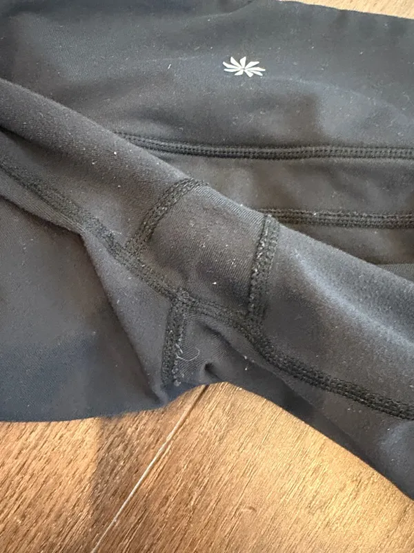 Athleta Black High-Waist Athletic Cropped Leggings Size Small - C31-043 - Image 5