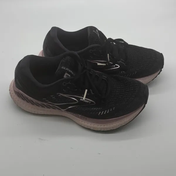 Brooks Glycerin GTS 19 Womens 7.5 Wide Black Rose Gold Running Shoes - Image 8
