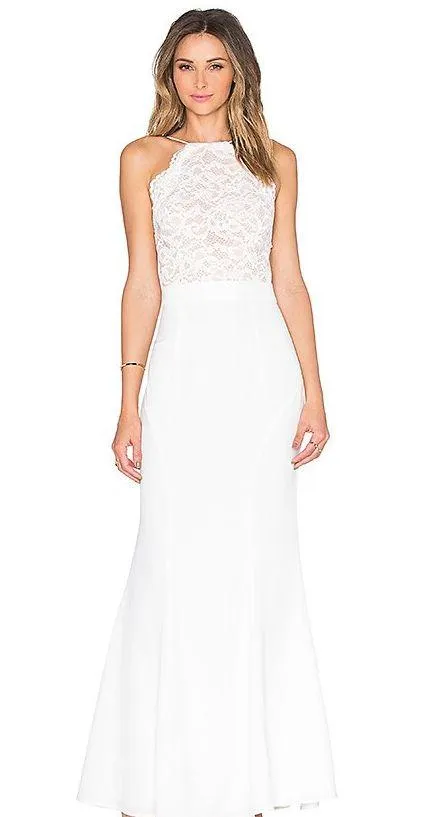 Revolve White Gown - Image 3