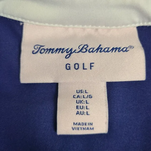 Tommy Bahama Golf ‎ Blue Collared Tank Top Womens Size Large - Image 4