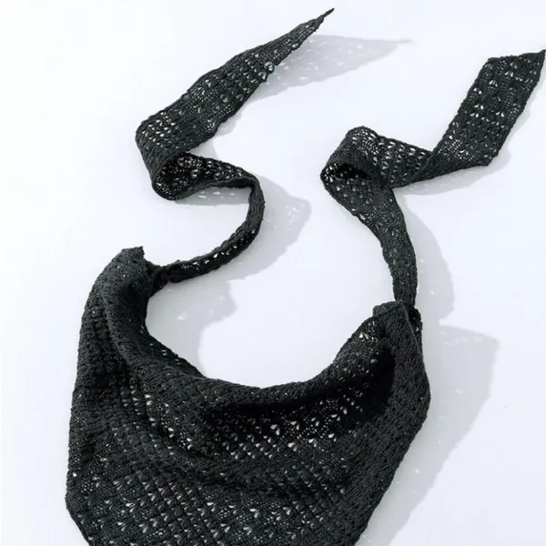 Kerchief Head Band #181 Black - Image 3
